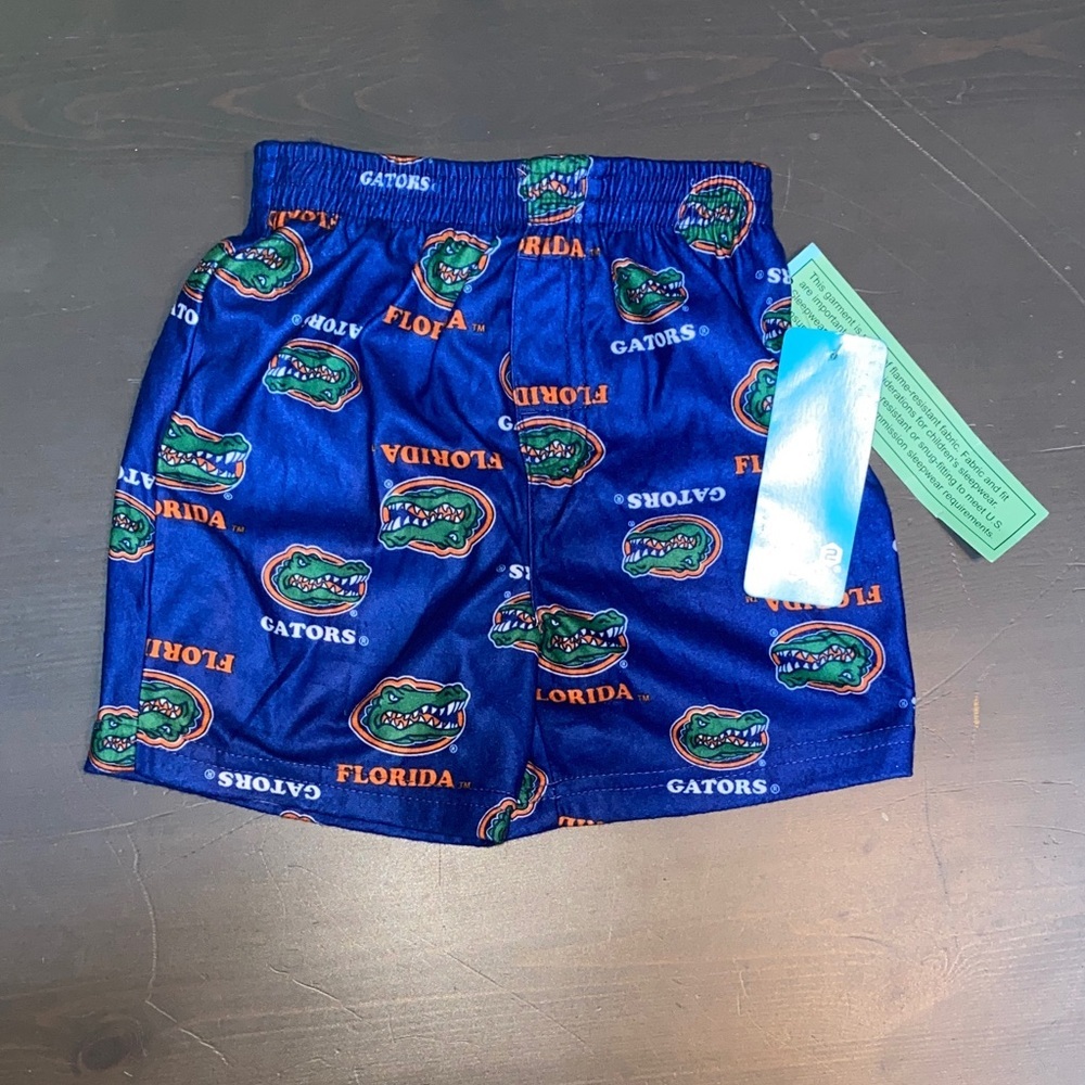 NCAA Florida Gators Toddler Boys All-Over Print Sleep Shorts Gen2 3T NWT